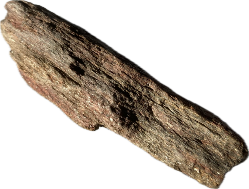 Long redish-brown layered rock